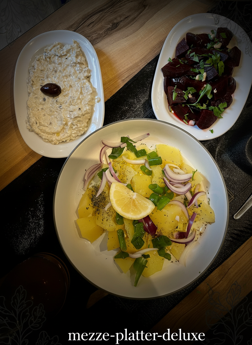 Griechische Mezze Platte